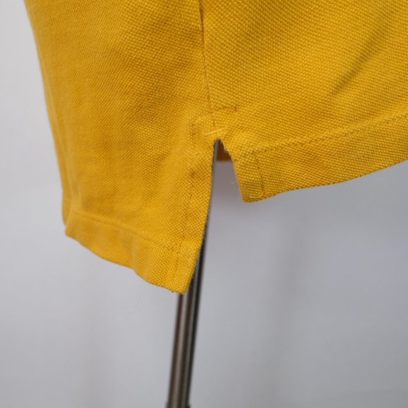 Express Polo Men's Medium Mustard Yellow 100% Cotton - Picture 5 of 9